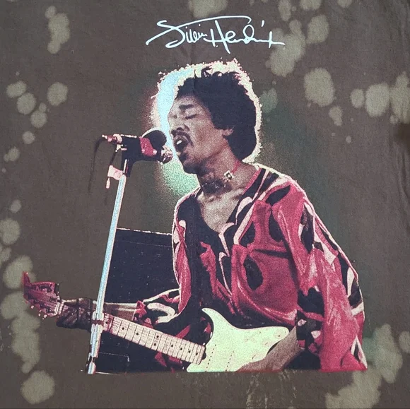 Jimi Hendrix🎸 Bleached Tee👕 - NWOT - Picture 3 of 13